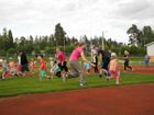 Alkulämmittelyt otettiin eläinhipalla, hippana Katja.