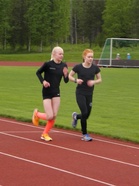 Tasatahtiin 31 kierrosta, Venla ja Suvi.