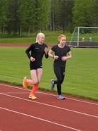 Tasatahtiin 31 kierrosta, Venla ja Suvi.