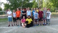 Mama jaksoi pelata pesistä kolme ja puoli tuntia kuumassa kesäillassa vielä nuorisopesiksen ja aikuisten kanssa 22.7.2014.